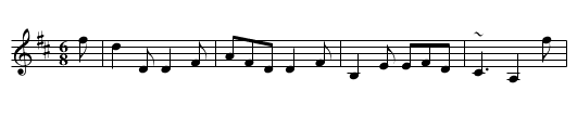 Miss Stewart's Jig -- Bombay - staff notation