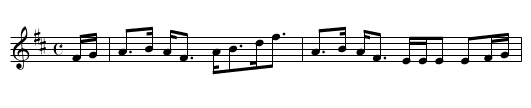 Miss Stronach of Marnoch’s Strathspey - staff notation