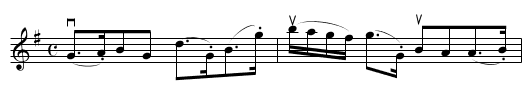 Miss Stuart's -- Strathspey - staff notation