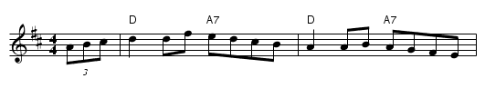 Miss Thompson's Hornpipe - staff notation