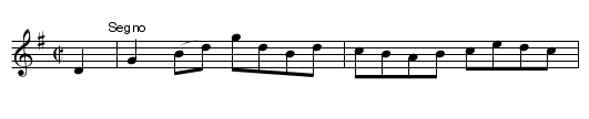 Miss Thornton's Reel          1266 - staff notation
