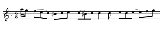 Miss Townsend's Delight. JJo8.194 - staff notation