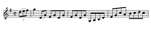 MISS TRAVERS - staff notation