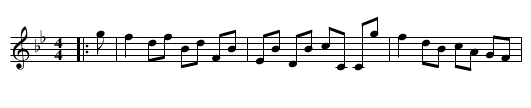 Miss Trotter (of Bush's) Reel - staff notation