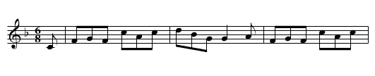 Miss Trotter's Jigg - staff notation