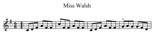 Miss Walsh - staff notation