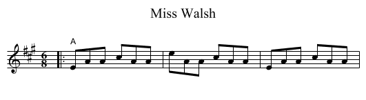 Miss Walsh - staff notation
