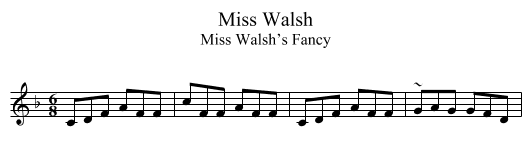 Miss Walsh - staff notation
