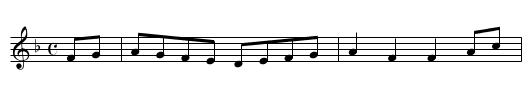 Miss Weymes of Wemys’s Scots Measure - staff notation