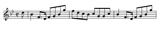 Miss Whitefoord('s Reel) [1] - staff notation