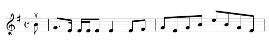 MISS WRIGHT - staff notation