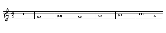 Missa Ad coenam Agni Agnus I - staff notation