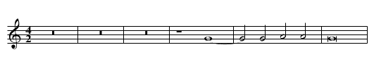 Missa Ad coenam Agni Et in Spiritum Credo - staff notation