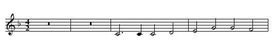 Missa Allez regretz I / Gloria - staff notation