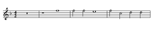 Missa Alma Redemptoris mater Et unam sanctam Credo - staff notation