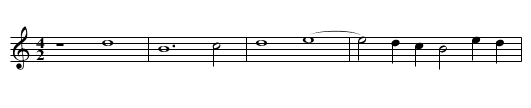 Missa Ascendo ad Patrem First Section Agnus II - staff notation