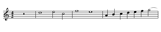 Missa Aspice Domine Pleni Sanctus - staff notation