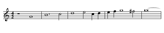 Missa Assumpta est Maria Sanctus - staff notation