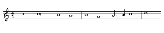 Missa Ave regina coelorum Agnus II - staff notation