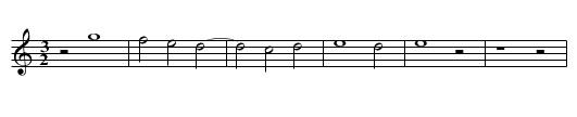 Missa Ave regina coelorum Hosanna Benedictus - staff notation