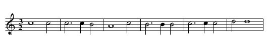 Missa Beatus Laurentius Et in Spiritum Credo - staff notation