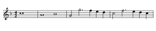 Missa Brevis Sanctus - staff notation
