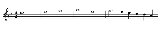 Missa Confitebor tibi Pleni Sanctus - staff notation
