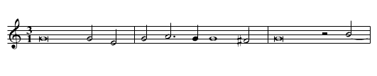 Missa Cum iocunditate / Gloria - staff notation