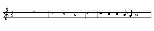 Missa De Beata Marie Virginis (II) Benedicimus te Gloria - staff notation