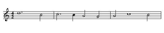 Missa De Beata Marie Virginis (III) Amen Gloria - staff notation