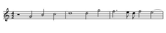 Missa De Beata Marie Virginis (III) First Section Credo - staff notation
