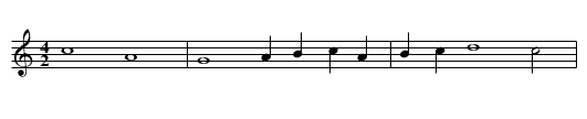 Missa De Beata Marie Virginis (III) First Section Gloria - staff notation
