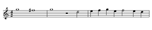 Missa De Beata Marie Virginis (III) Tu solus Altissimus Gloria - staff notation