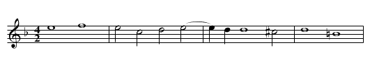 Missa De beata virgine (1570) secundum Scripturas Credo - staff notation