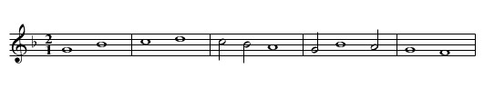 Missa De beata virgine / Kyrie - staff notation