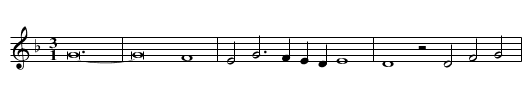 Missa De Sancto Martino / Kyrie - staff notation
