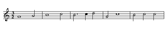 Missa Dies sanctificatus dona nobis Agnus II - staff notation