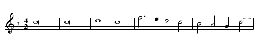 Missa Dum complerentur Agnus I - staff notation