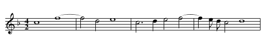 Missa Dum complerentur Agnus II - staff notation