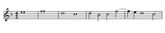 Missa Dum complerentur Hosanna Sanctus - staff notation