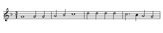 Missa D'ung aultre amer / Credo - staff notation