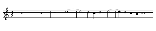 Missa Ecce sacerdos magnus Agnus II - staff notation