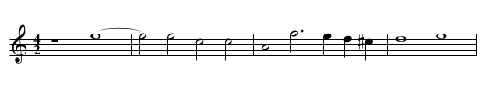 Missa Eripe me de inimicis Et in Spiritum Credo - staff notation