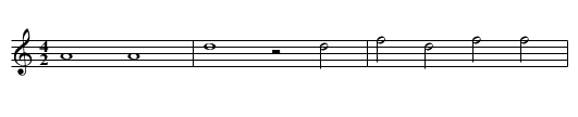Missa Eripe me de inimicis First Section Kyrie - staff notation