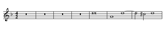 Missa Gabriel Archangelus Kyrie - staff notation