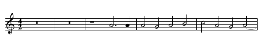 Missa Gia fu chi m'ebbe cara Gloria - staff notation