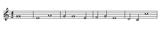Missa Hodie Christus Natus Est Crucifixus Credo - staff notation