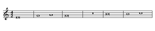 Missa Illumina oculos meos First Section Kyrie - staff notation