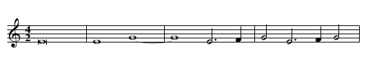 Missa Illumina oculos meos Kyrie II - staff notation
