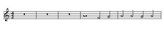 Missa In duplicibus minoribus (I) Confiteor Credo - staff notation